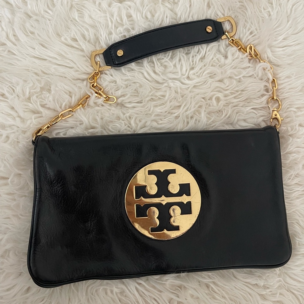 Tory burch Leather Clutch